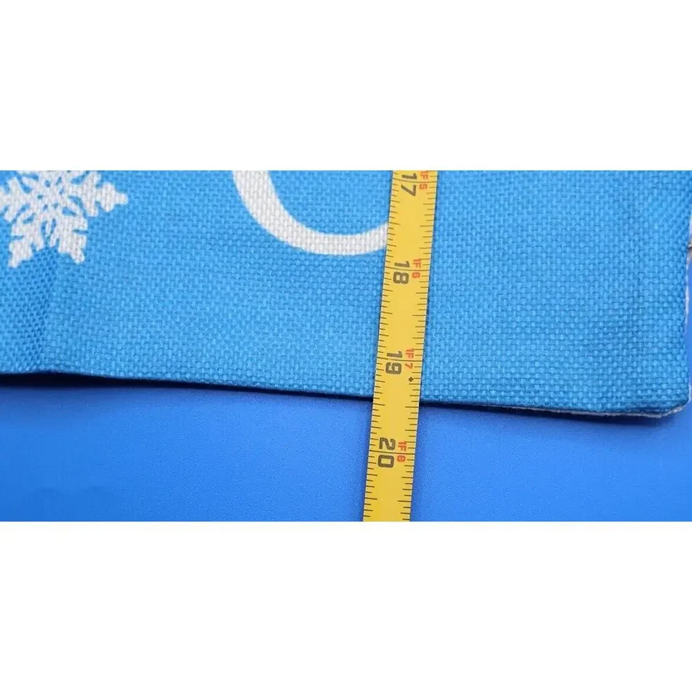 Merry Christmas Believe Snowflake Winter Blessed Lumbar Pillow Case‎